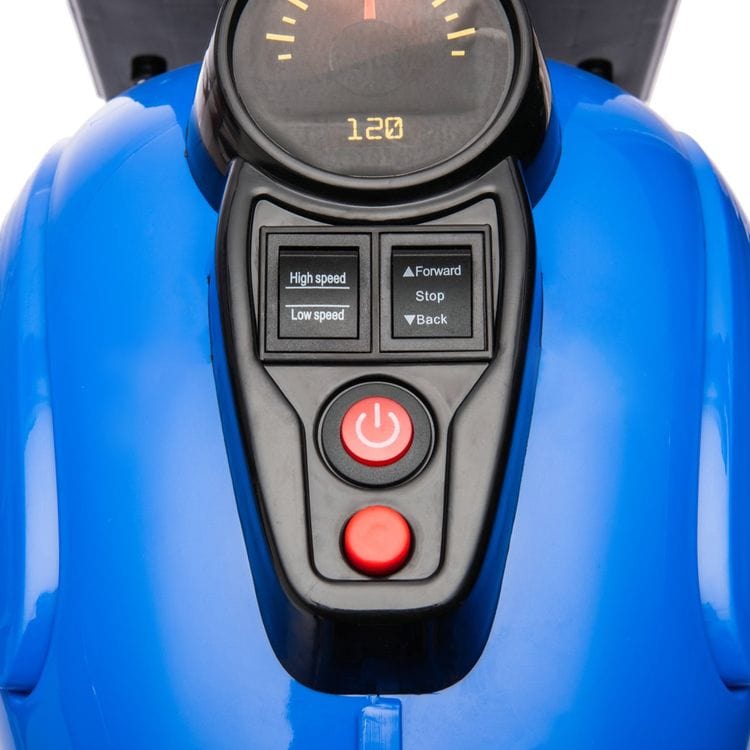 Freddo - 12V Kids Cruiser 1-Seater Motorcycle - Blue - Outdoor