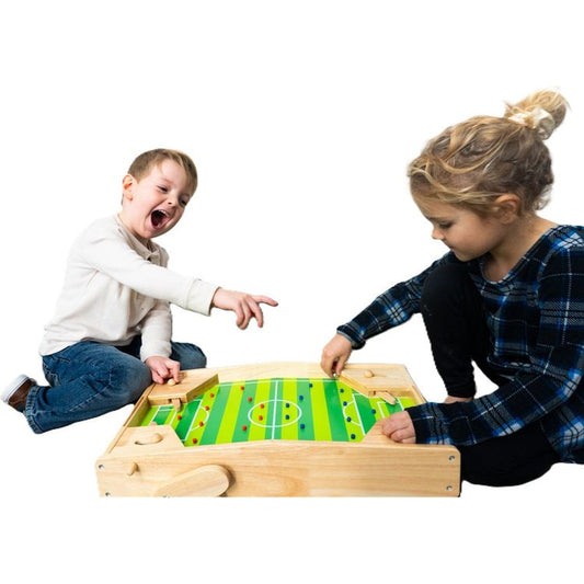 Hape - 2 in 1 Tabletop Game: Pinball & Soccer - Preschool