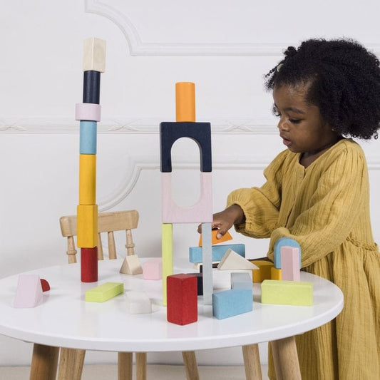 Le Toy Van - 60 Piece Colourful Building Blocks - Preschool