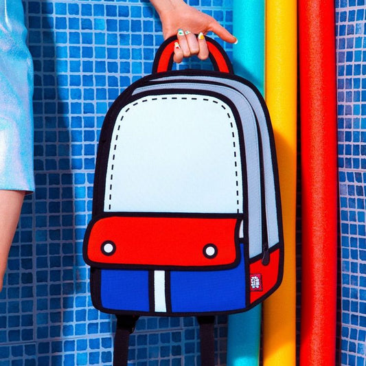 Jump From Paper - Adventure Backpack - Red - Trend Accessories