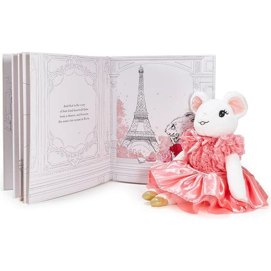 Claris - The Chicest Mouse in Paris™ - Claris The Mouse: The Chicest Mouse In Paris & Pink Plush Book Bundle - Infants