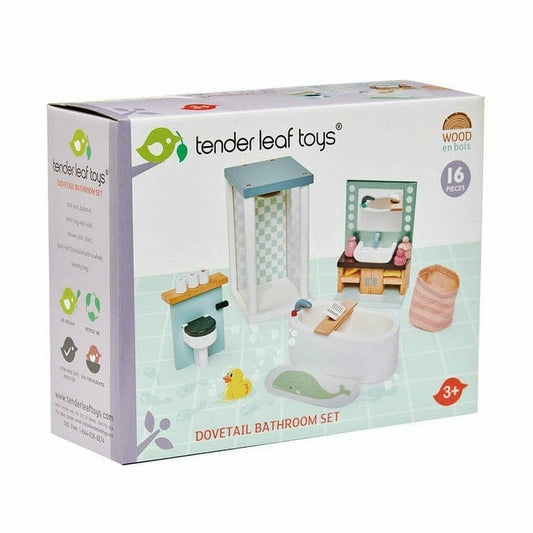 Tender Leaf Toys - Dollhouse Bathroom Furniture - Dolls