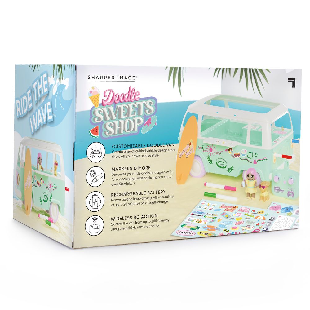 Sharper Image - Doodle Sweets Shop Customizable RC Van - Vehicles