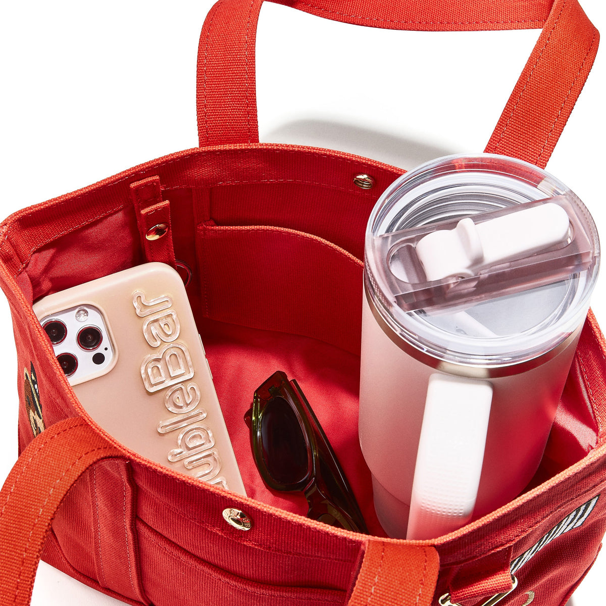 Minibar by BaubleBar - FAO x BaubleBar Small Tote Bag - Red - Trend Accessories