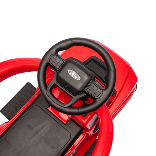 Freddo - Ford Raptor 3-in-1 Push Ride On Toy Car - Red - Outdoor