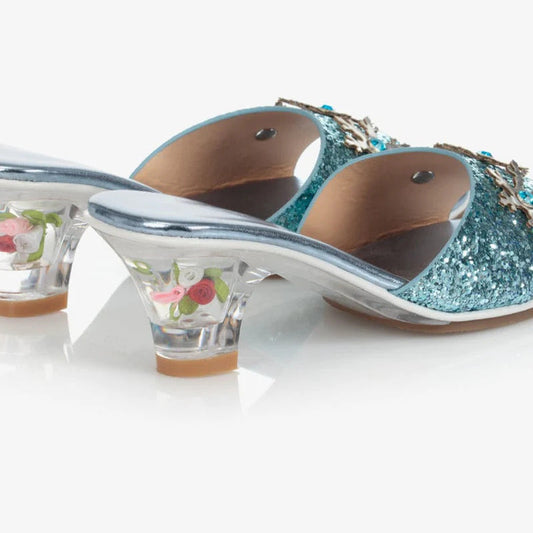 Souza - High-Heel Ice Queen Slipper (Blue) - Size 10-11 - Dress up