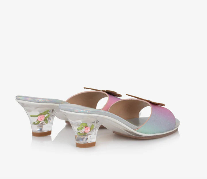 Souza - High-Heel Ophelie Slipper (Rainbow Butterfly) - Size 10-11 - Dress up