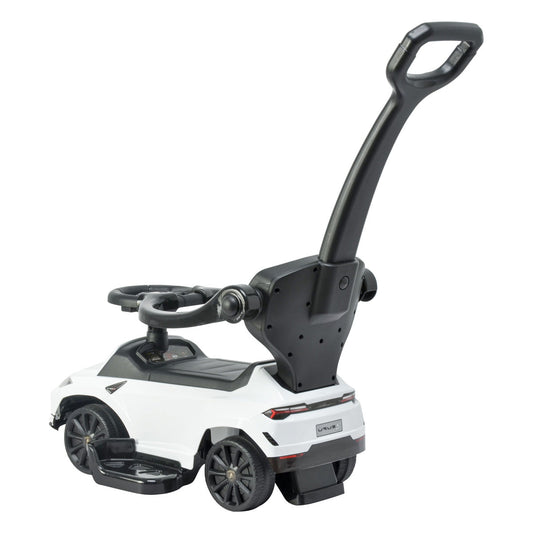 Best Ride on Cars - Lamborghini Urus 3 In 1 Push Car - White - Outdoor