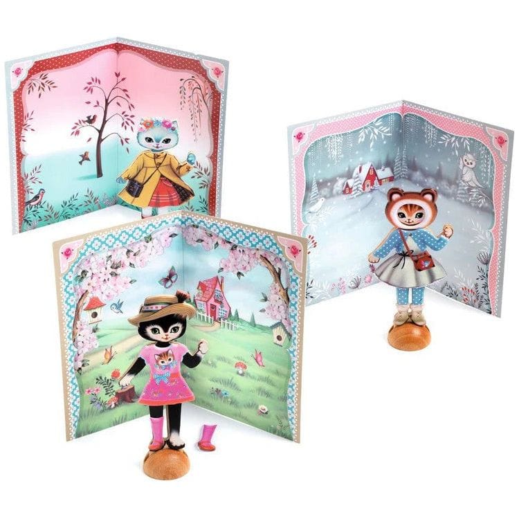 Djeco - Little Wardrobe Collage Craft Kit - Creativity