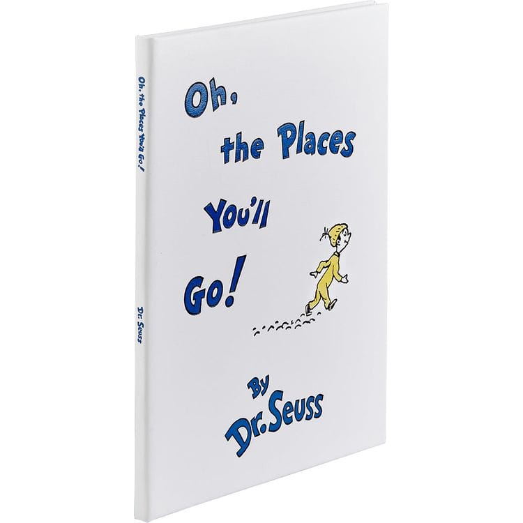 Graphic Image - "Oh The Places You'll Go" by Dr. Seuss Leather-Bound Book - Books