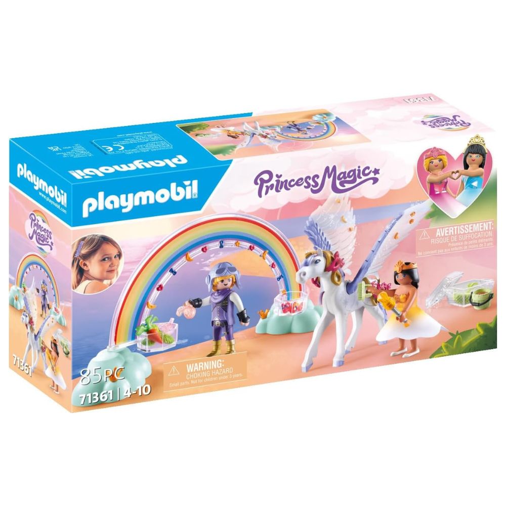 Playmobil - Pegasus with Rainbow in the Clouds Playset - Preschool