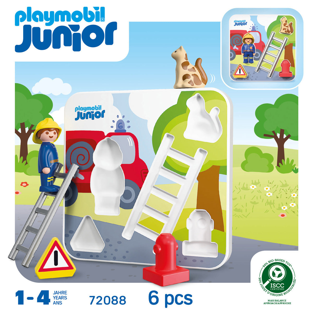 Playmobil - Playmobil Junior: Firefighter Puzzle - Preschool