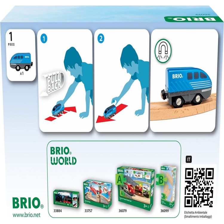Brio - Pull Back Train - Preschool