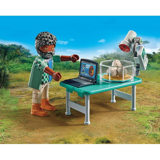 Playmobil - Research Camp with Dinosaurs Playset - Preschool