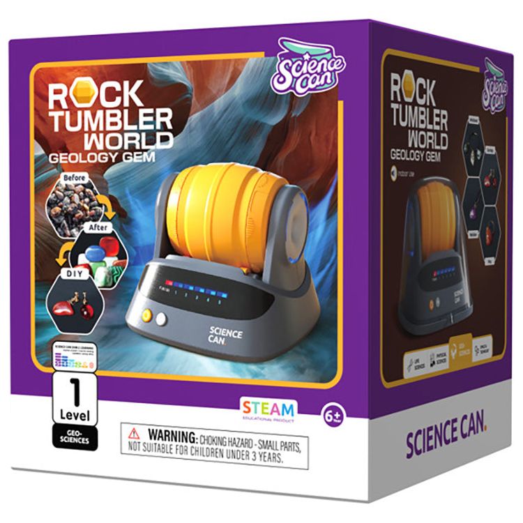 Hape - Rock Tumbler -World Geology Gem - STEM