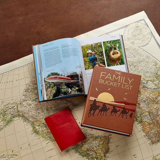 Graphic Image - The Family Bucket List Book Leather Edition - Books