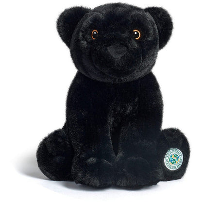 FAO Schwarz - 10" Planet Love Recycled Bottle Toy Plush Black Panther - Plush
