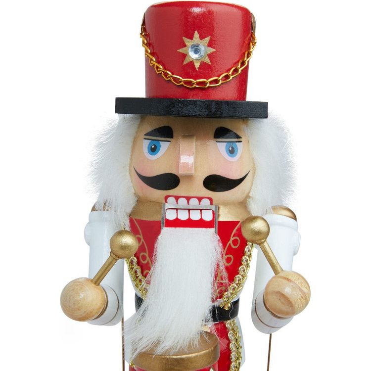 FAO Schwarz - 12 Inch Musical Wooden Nutcracker Prince - Holiday