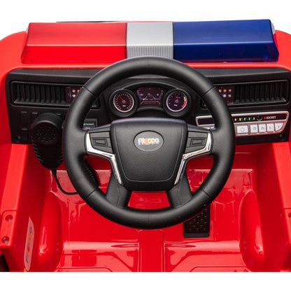 Freddo - 12V Freddo Firetruck 1-Seater Ride On - Outdoor