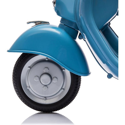 Freddo - 12V Vespa Electric Ride-On Scooter - Blue - Outdoor