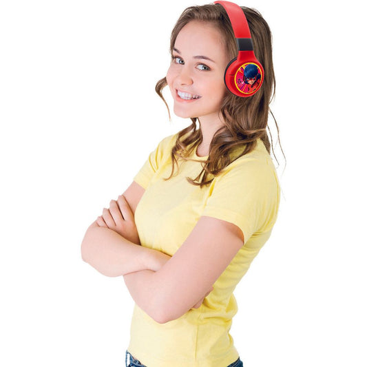 Miraculous - 2 in 1 Bluetooth & Wired Foldable Headphones - Preschool
