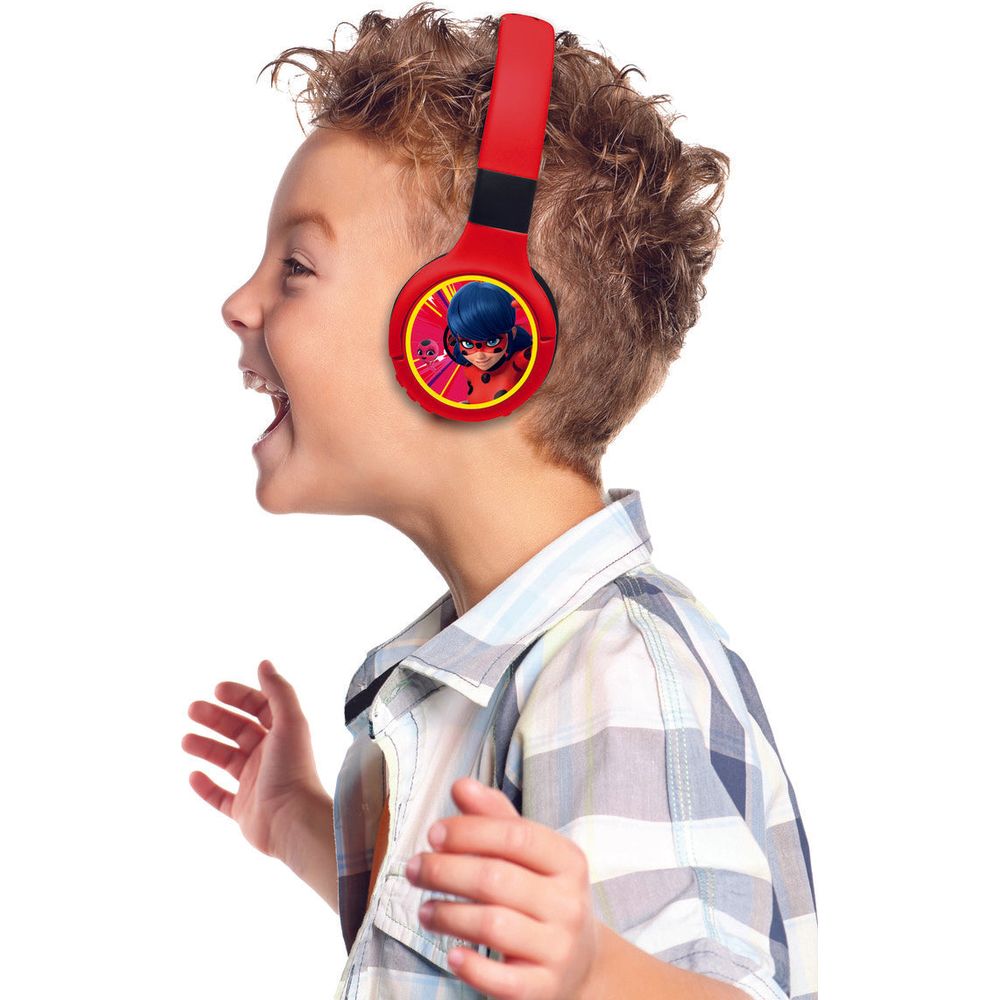 Miraculous - 2 in 1 Bluetooth & Wired Foldable Headphones - Preschool