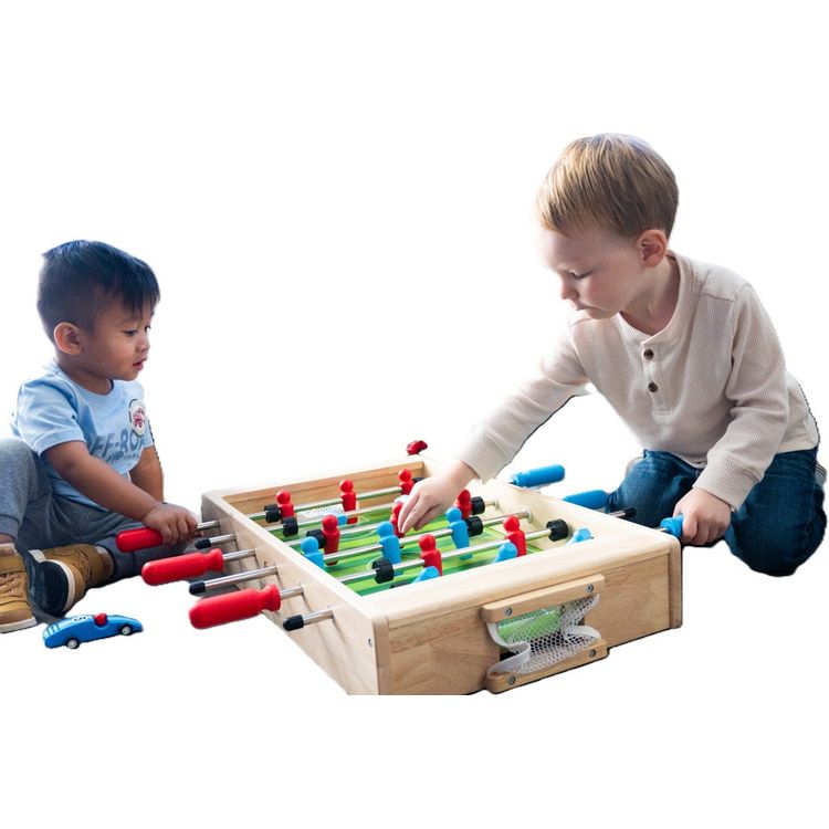 Hape - 2 in 1 Tabletop Game: Foosball & Hockey - Preschool