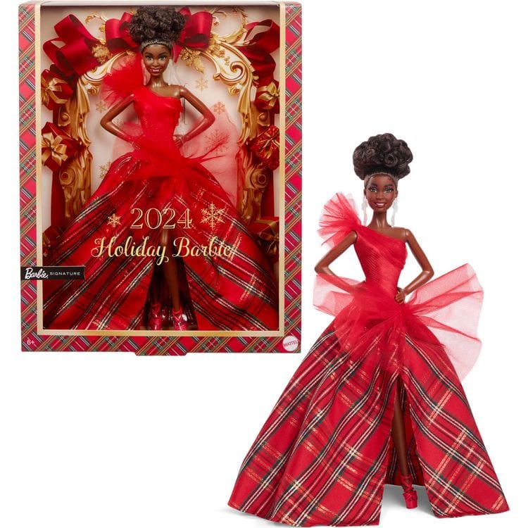 Barbie - 2024 Barbie Holiday Doll - Black Hair - World of Barbie