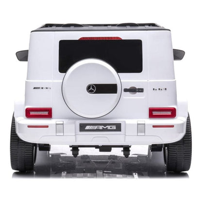 Freddo - 24V 4x4 Mercedes Benz G63 AMG 2 Seater Ride On Car - White - Outdoor