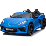 Freddo - 24V Chevrolet Corvette C8 2 Seater Ride on - Blue - Outdoor