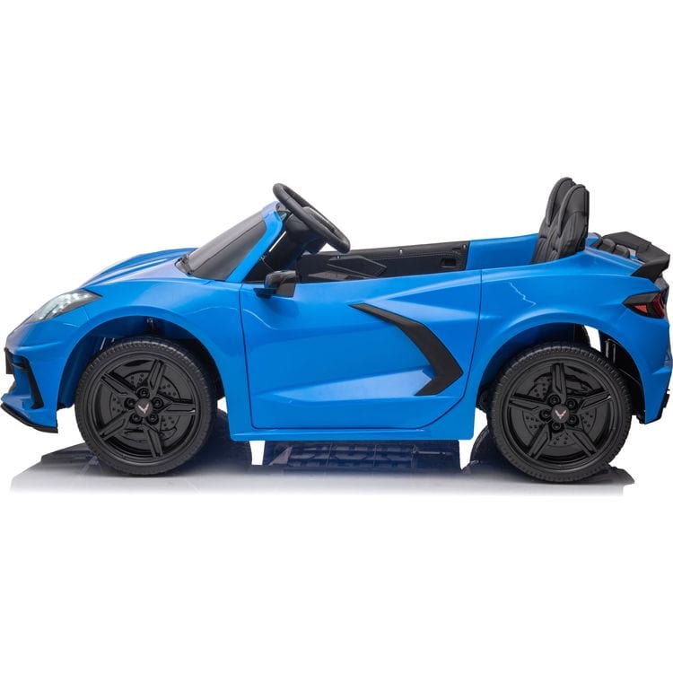 Freddo - 24V Chevrolet Corvette C8 2 Seater Ride on - Blue - Outdoor