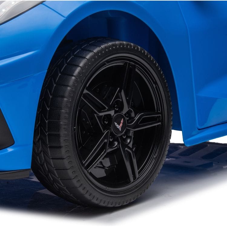 Freddo - 24V Chevrolet Corvette C8 2 Seater Ride on - Blue - Outdoor
