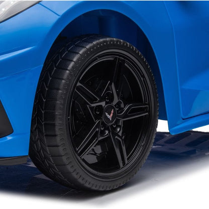 Freddo - 24V Chevrolet Corvette C8 2 Seater Ride on - Blue - Outdoor