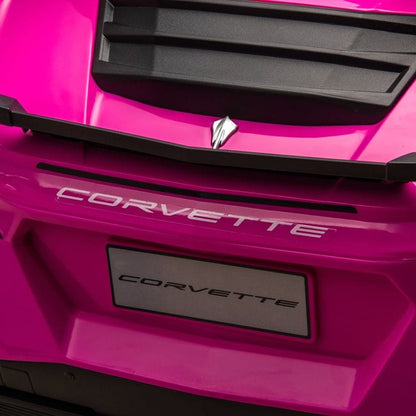 Freddo - 24V Corvette C8 2-Seater Ride On Car - Pink - Outdoor