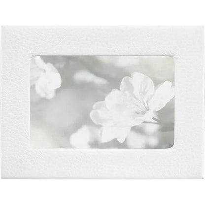 Graphic Image - 4" x 6" Leather Studio Frame - White - Trend Accessories