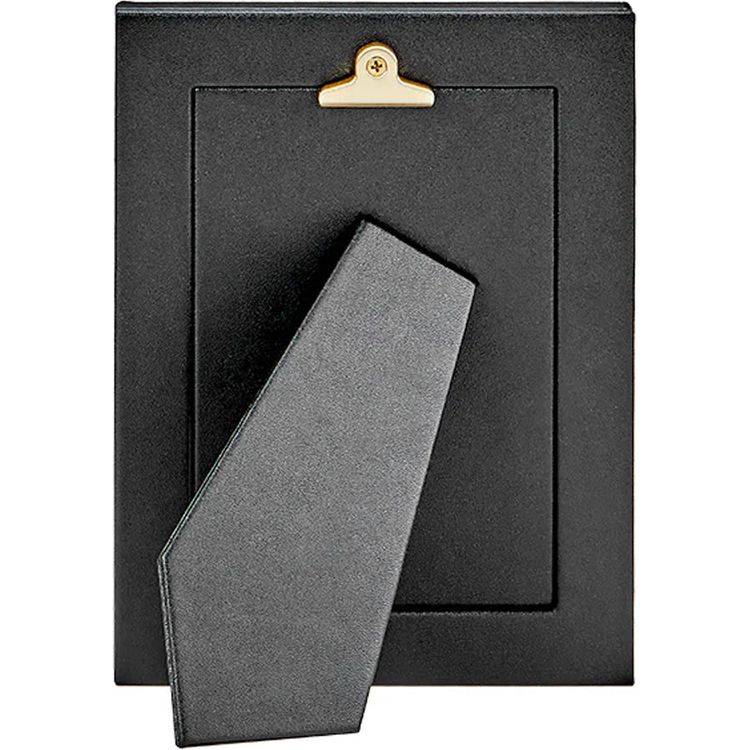 Graphic Image - 4" x 6" Leather Studio Frame - White - Trend Accessories