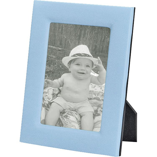 Graphic Image - 5" x 7" Leather Studio Frame - Light Blue - Trend Accessories