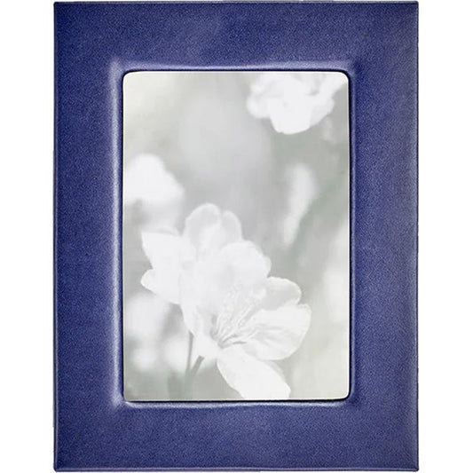 Graphic Image - 5" x 7" Leather Studio Frame - Navy Blue - Trend Accessories