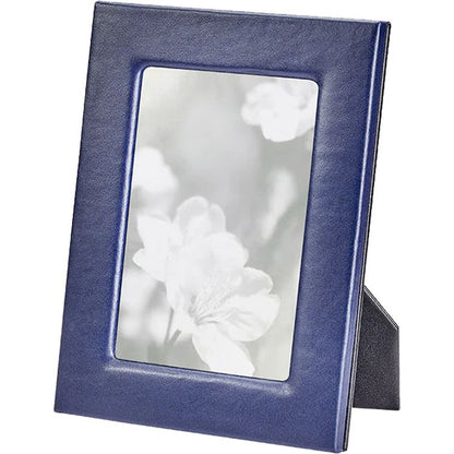 Graphic Image - 5" x 7" Leather Studio Frame - Navy Blue - Trend Accessories