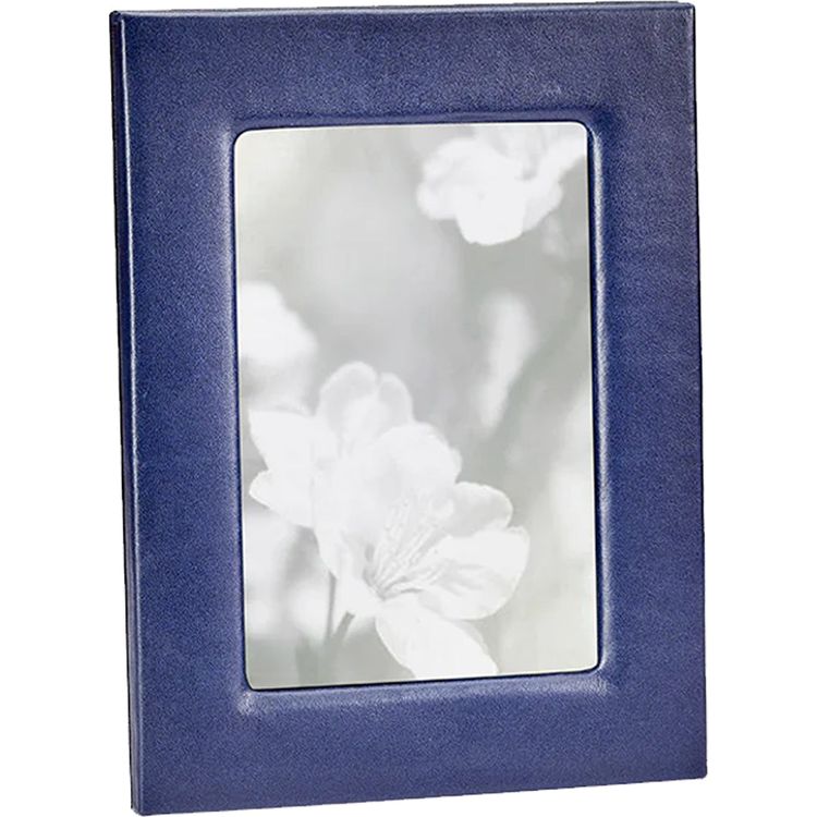 Graphic Image - 5" x 7" Leather Studio Frame - Navy Blue - Trend Accessories