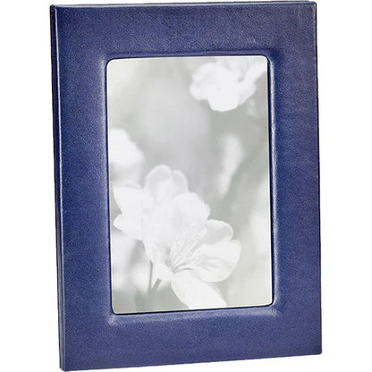 Graphic Image - 5" x 7" Leather Studio Frame - Navy Blue - Trend Accessories