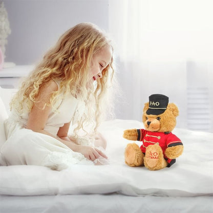FAO Schwarz - 7" Plush Bear Soldier in a Bag - Plush