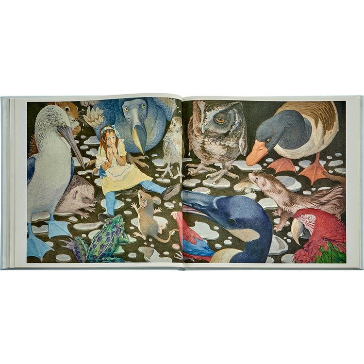 Graphic Image - "Alice's Adventures in Wonderland" Book in Ice Bonded Leather - Books