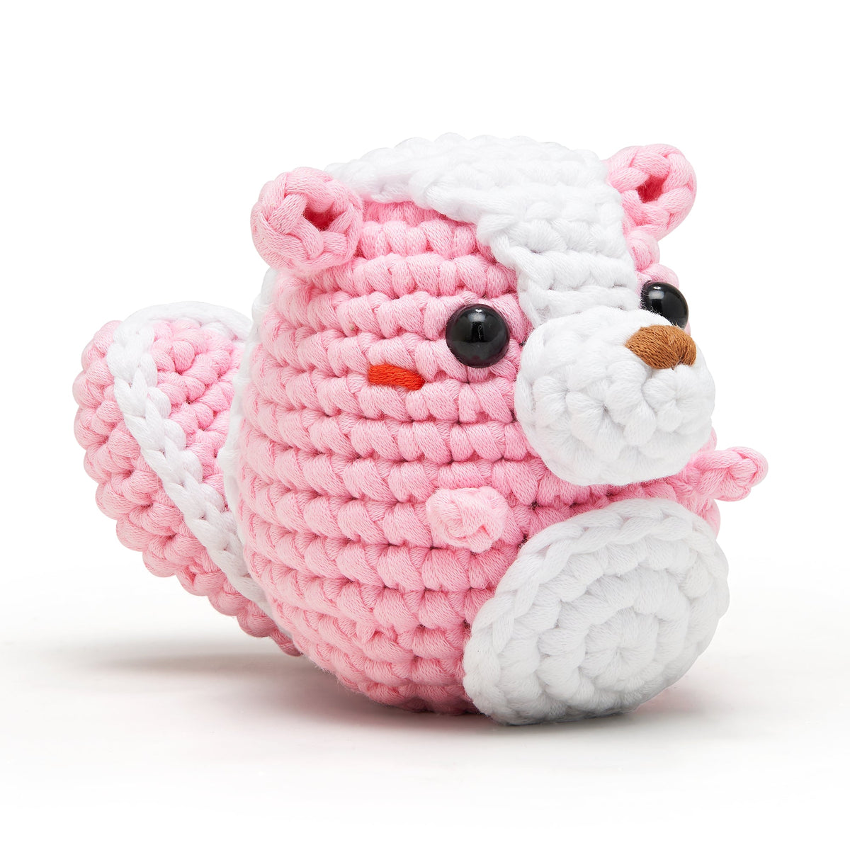 The Woobles - Andre the Skunk Pink Learn to Crochet Kit - Creativity