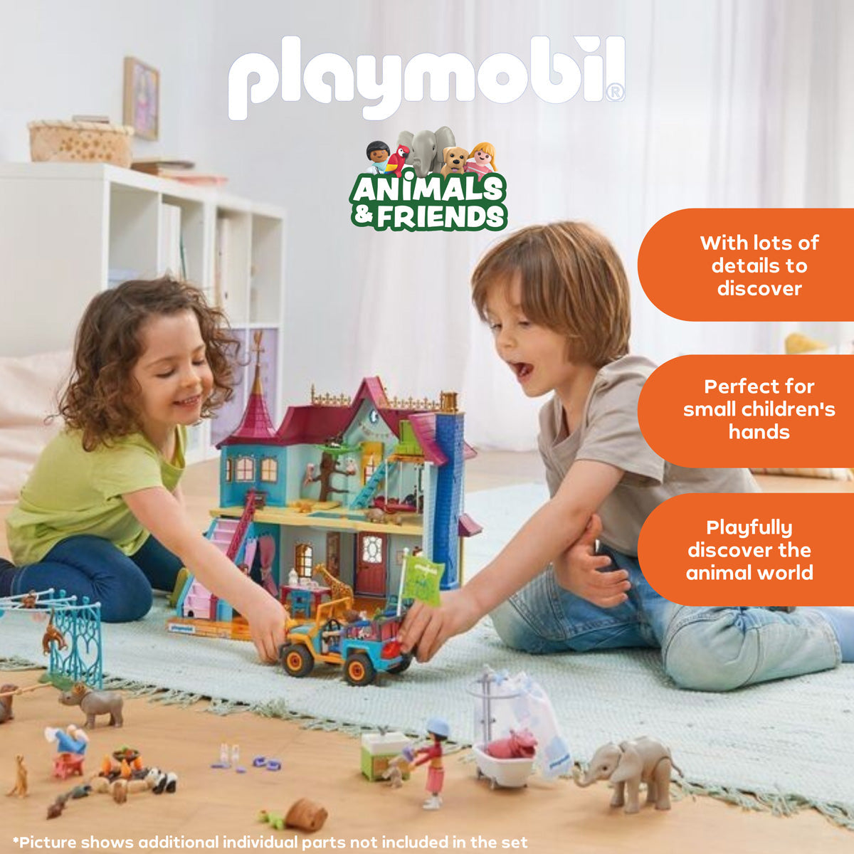 Playmobil - Animal Mansion Playset - Preschool