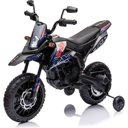 Freddo - Aprilia 12V Kids' Motorcycle - Black - Outdoor