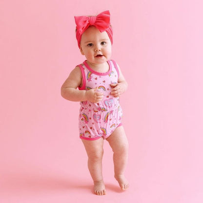 Posh Peanut - Barbie Star Power - Kids Varsity Bubble Romper - World of Barbie