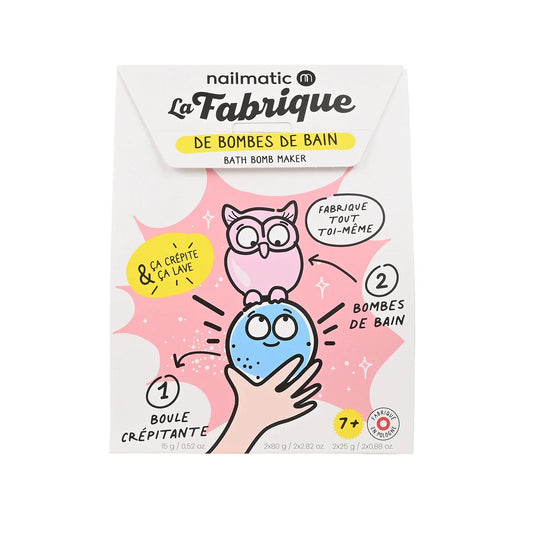 Nailmatic - Bath Bomb Maker Kit for Kids - Owl & Cloud - Trend Accessories