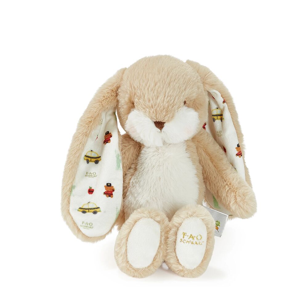 Bunnies By The Bay - Big Apple NYC - FAO Schwarz Tiny 10" Floppy Nibble Bunny Plush - Plush