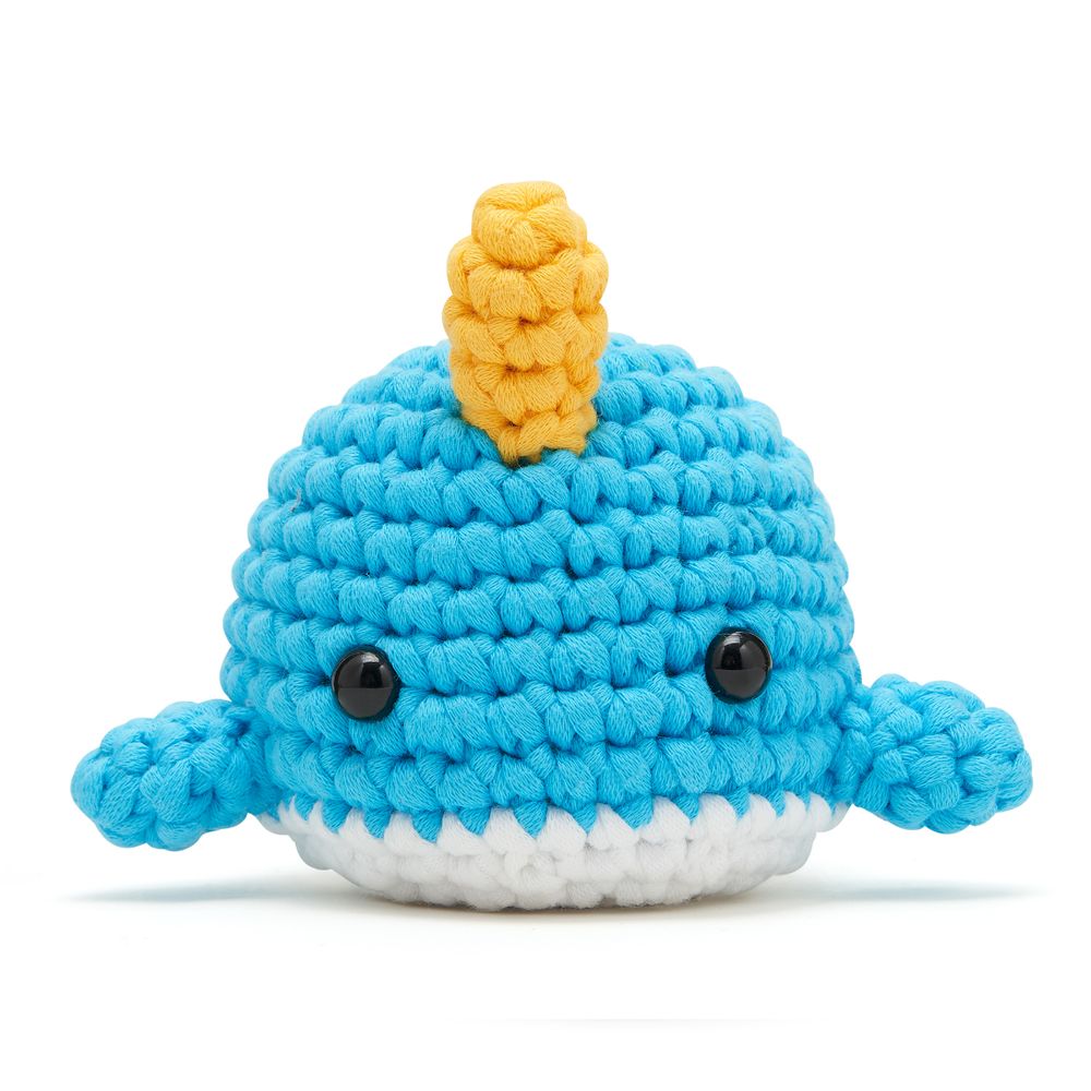 The Woobles - Bjørn the Narwhal Learn to Crochet Kit - Creativity